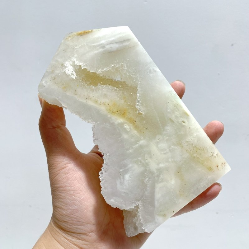 5 Pieces Large Fluorite Druzy Geode Tower - Wholesale Crystals