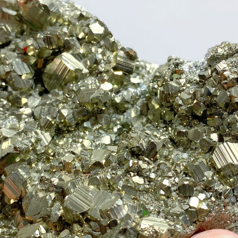 5 Pieces Raw Pyrite Mixed Calcite Specimen Mineral - Wholesale Crystals