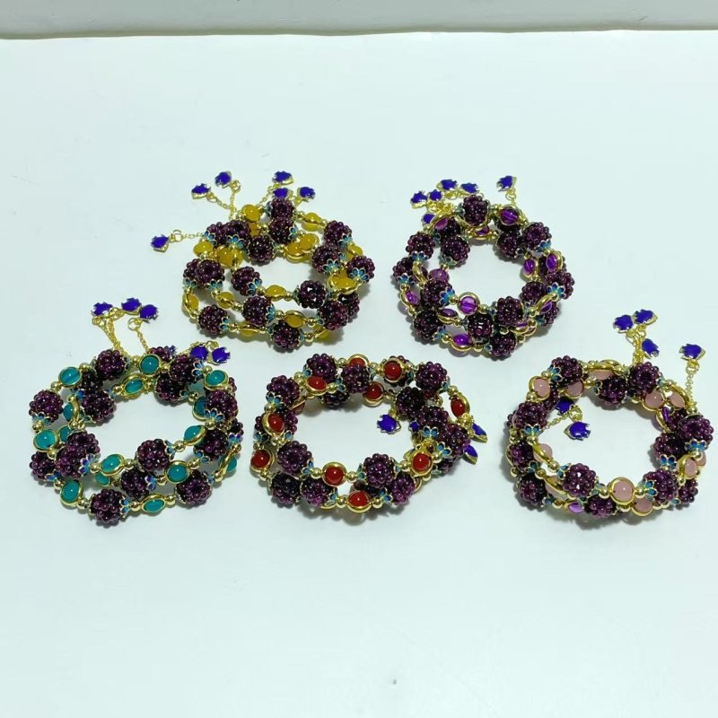 5 Types Garnet DIY Bracelets Wholesale - Wholesale Crystals