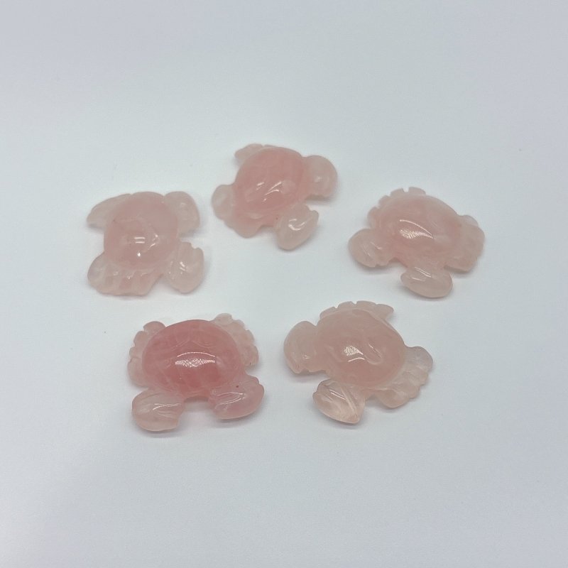 5 Types Mini Crab Rose Quartz Moss Agate Wholesale -Wholesale Crystals