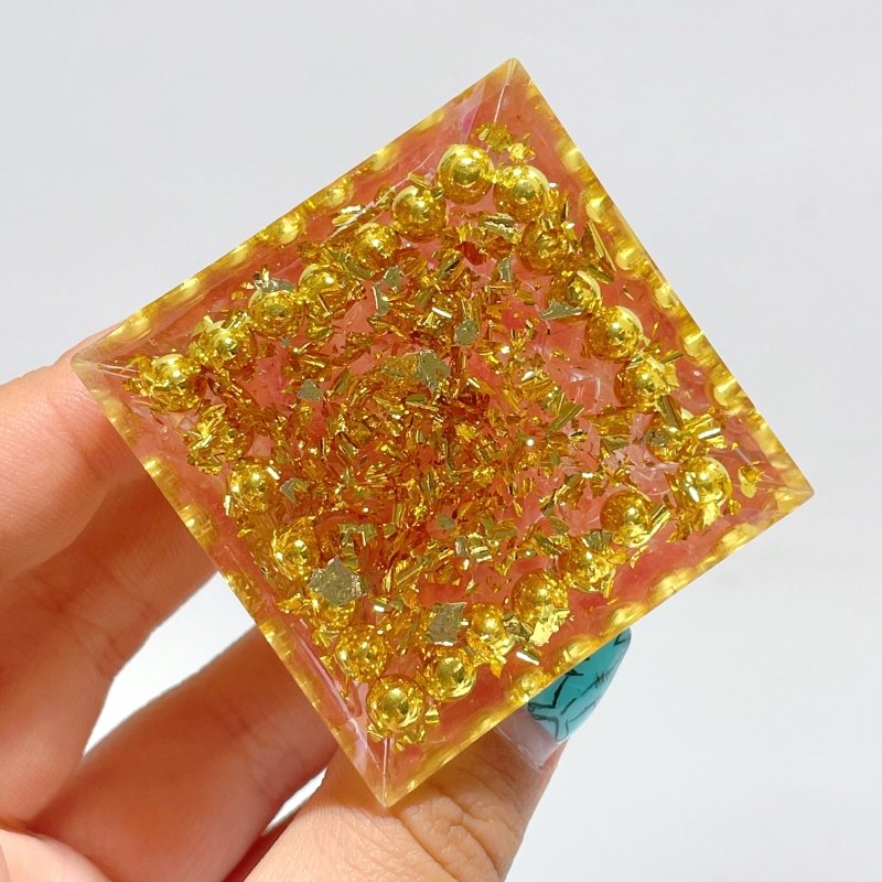 5CM Rose Quartz Smeting Quartz Orgone Pyramid Wholesale - Wholesale Crystals