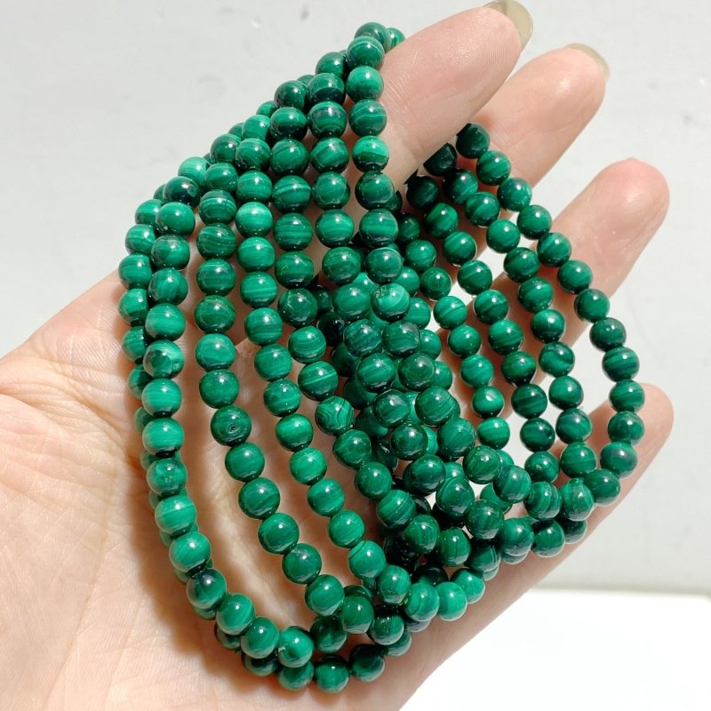 5mm Malachite Bracelets Wholesale -Wholesale Crystals