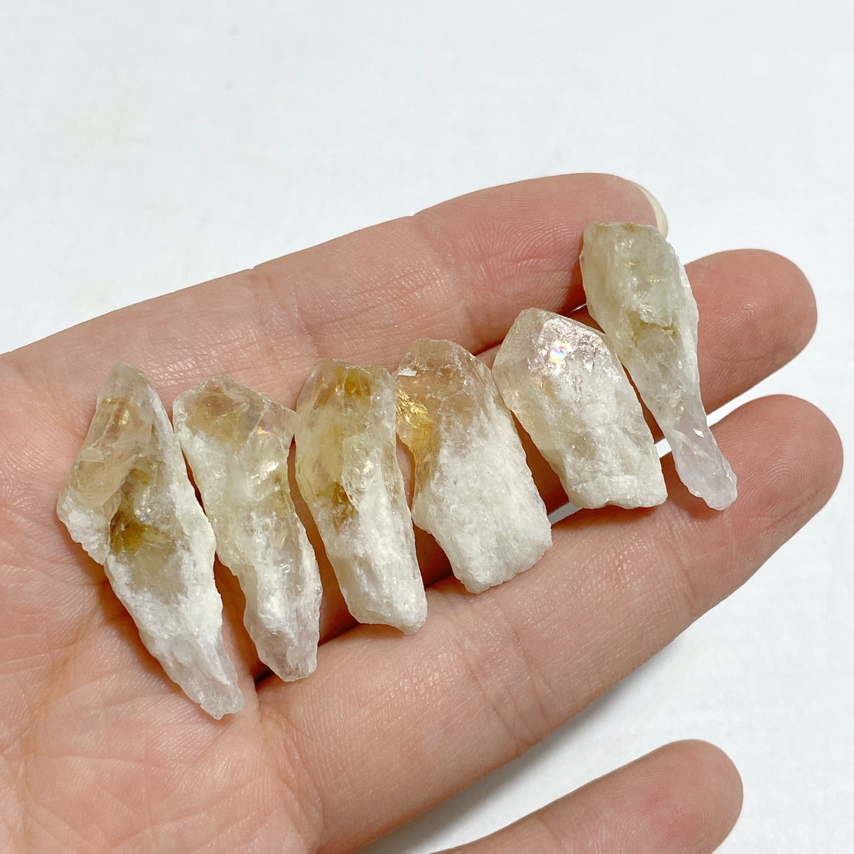 Citrine Mini Point Rough Crystal Wholesale