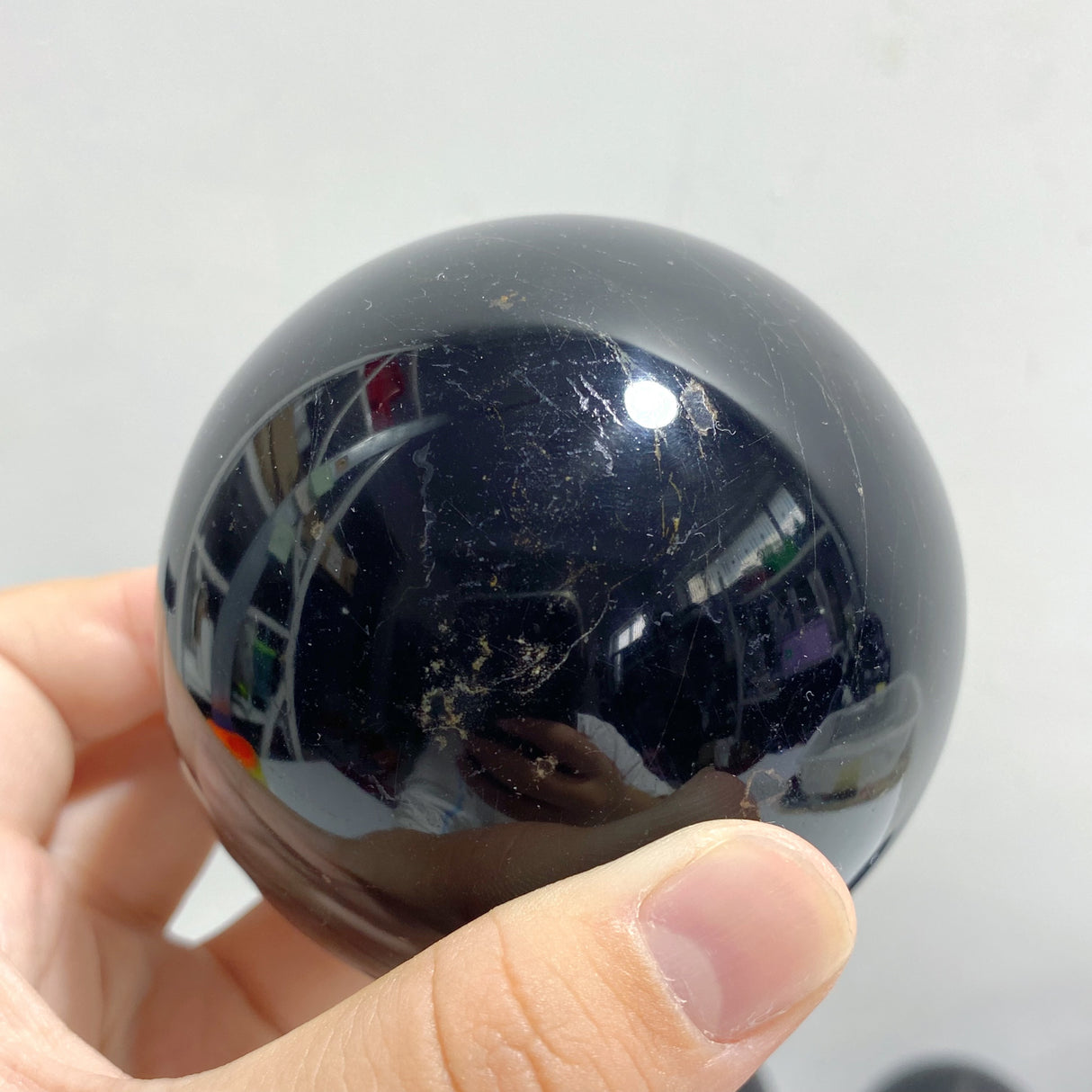 18 Pieces Black Tourmaline Spheres