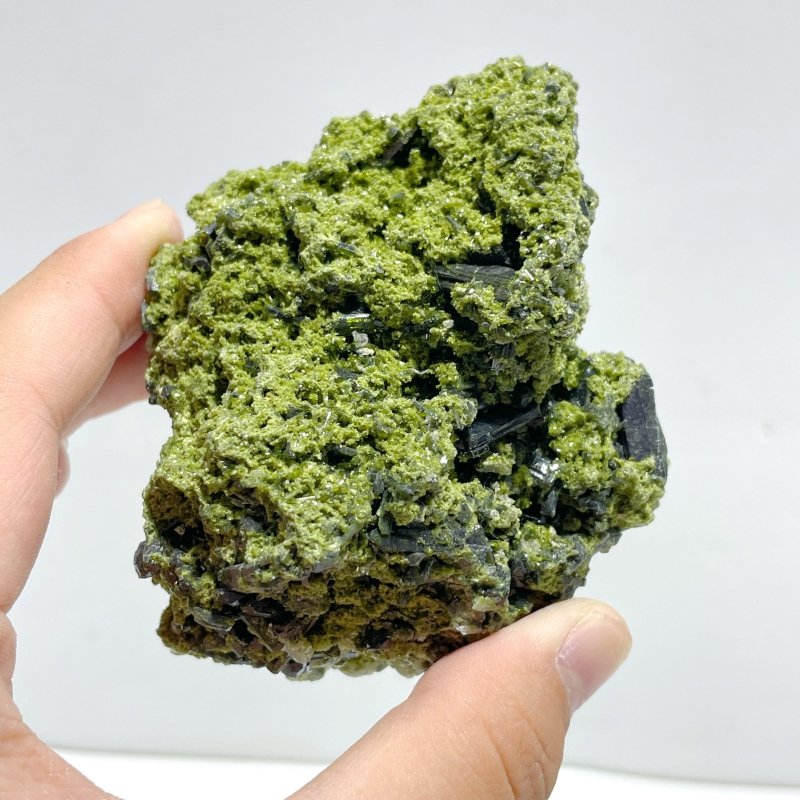 7 Pieces 2.13kg Beautiful Green Tourmaline Specimen For Collection - Wholesale Crystals