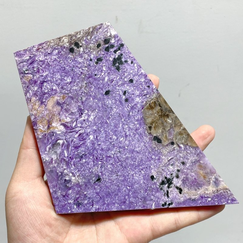 7 Pieces Beautiful High Quality Charoite Slab - Wholesale Crystals