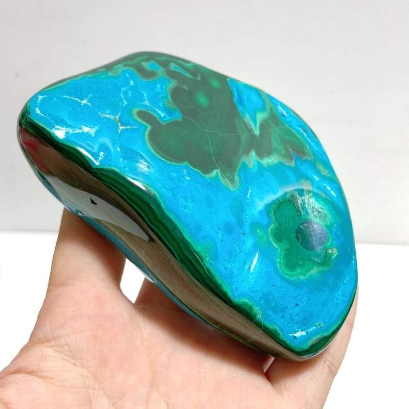 7 Pieces High Quality Beautiful Polished Chrysocolla Mixed Malachite Home Decor 2 - Wholesale Crystals