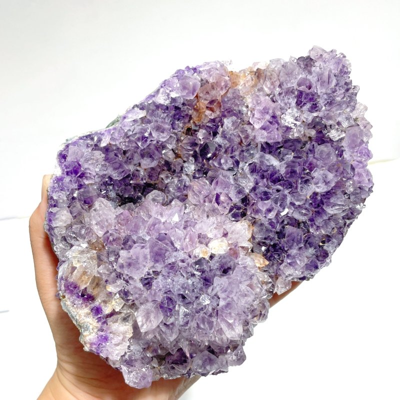 7 Pieces Large Amethyst Cluster Specimen - Wholesale Crystals