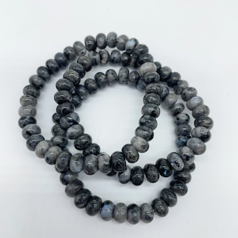 7 Types Rondelle Beads Bracelet Wholesale Moss Agate Red Jasper -Wholesale Crystals