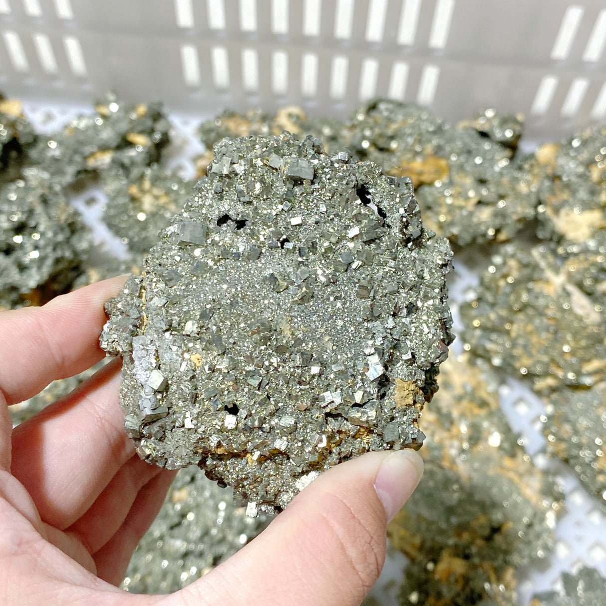 45 Pieces Raw Pyrite Stones (Sea Freight Only)