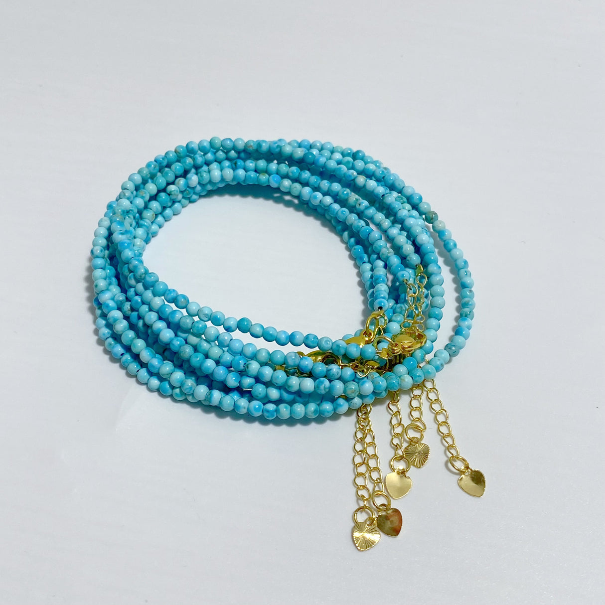 3 Types Mini Beads Necklace Wholesale Indonesia Turquoise Larimar