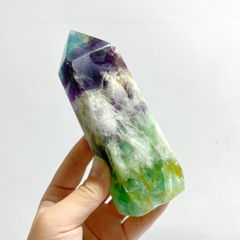 8 Pieces Feather Fluorite Four-sided Points -Wholesale Crystals