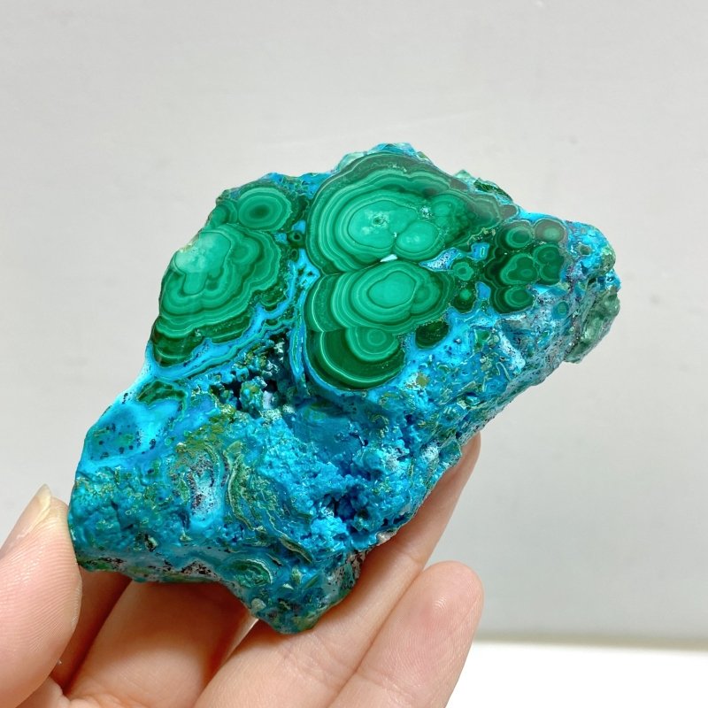 8 Pieces High Quality Beautiful Chrysocolla Mixed Malachite Specimen 9 -Wholesale Crystals