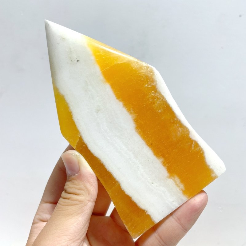 8 Pieces Yellow Calcite Arrow Head Shape - Wholesale Crystals