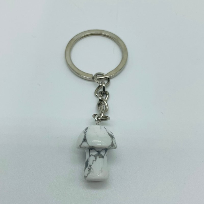8 Types Mini Mushroom Keychain Wholesale Rhodonite Carnelian Lapis Lazuli -Wholesale Crystals