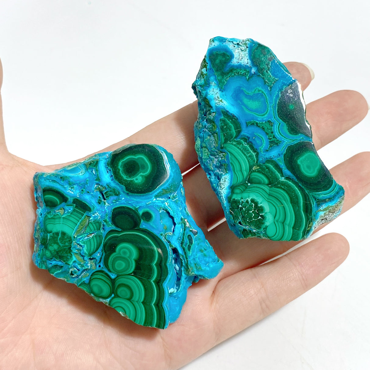 10 Pieces Beautiful Chrysocolla Mixed Malachite High Quality Specimen