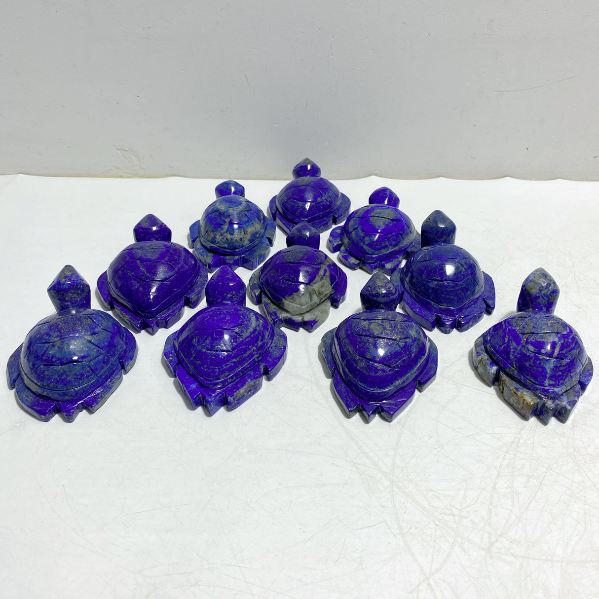 10 Pieces Lapis Lazuli Sea Turtles Carving