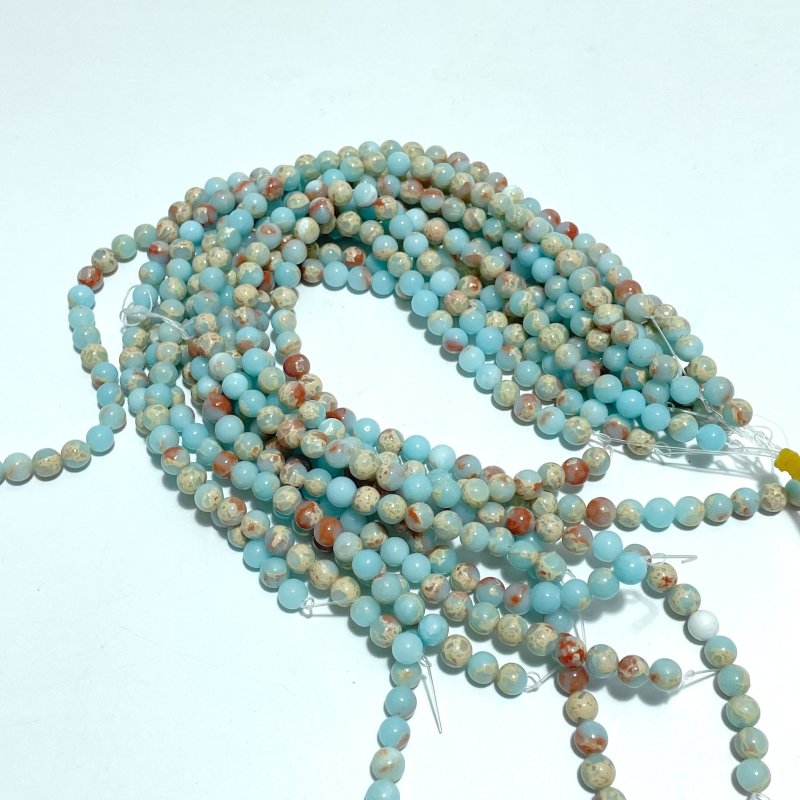 8mm Stripe Beads Bracelets Wholesale Amethyst Caribbean Calcite Sodalite - Wholesale Crystals