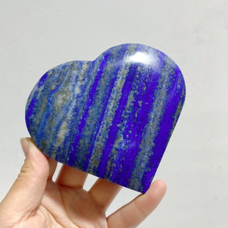 9 Pieces Large Lapis Lazuli Heart -Wholesale Crystals