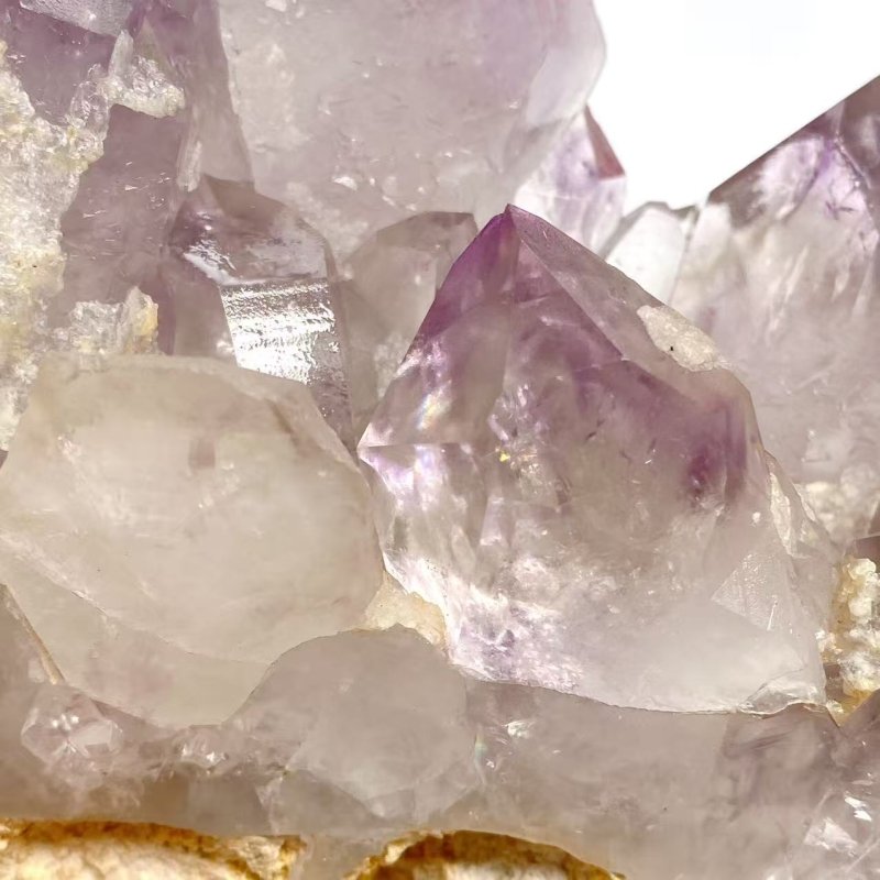 9 Pieces Raw Amethyst Cluster Polished Point (Sea Freight Only) -Wholesale Crystals