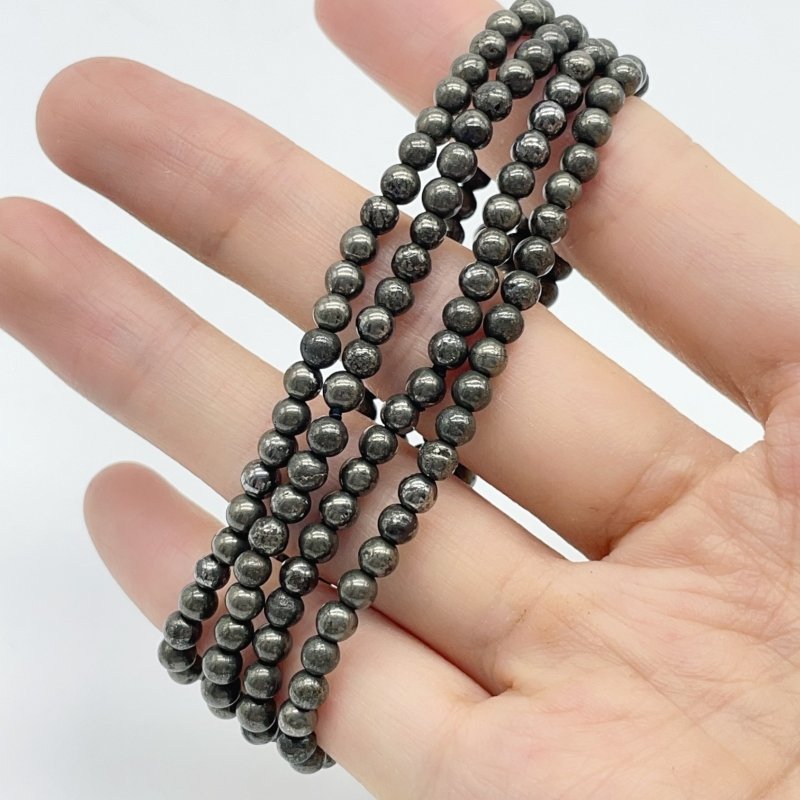 9 Types Mini Beads 4mm Bracelet Wholesale Africa Blood Stone Gold Sheen Obsidian Labradorite - Wholesale Crystals