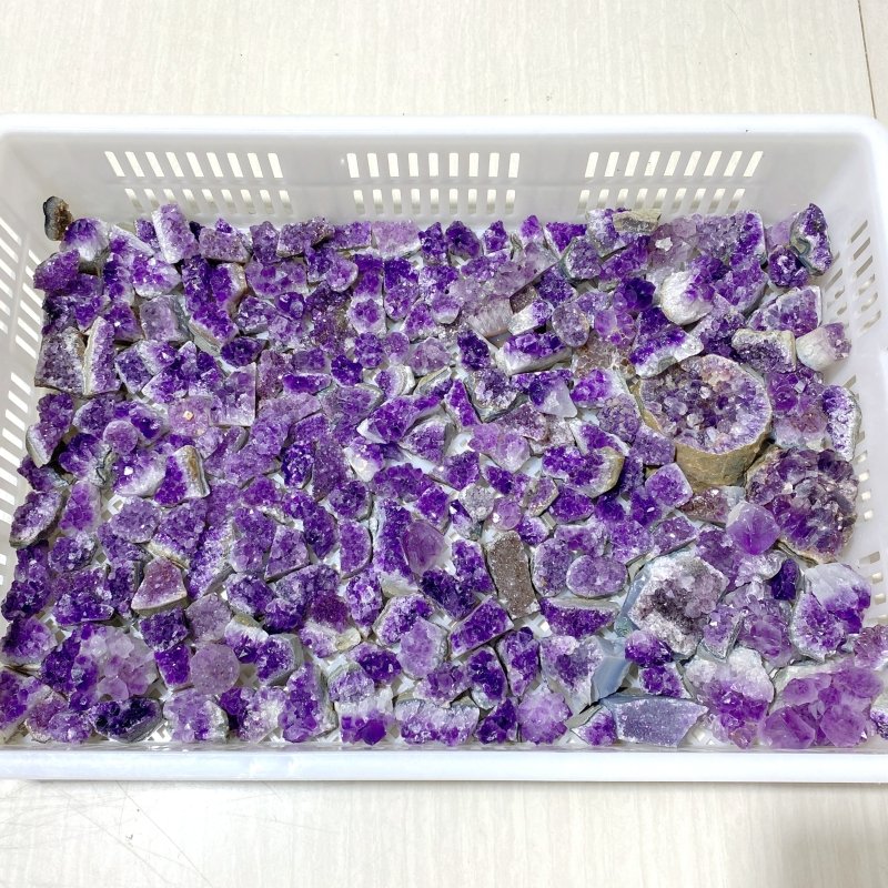 9.5kg Small Amethyst Cluster Clearance - Wholesale Crystals