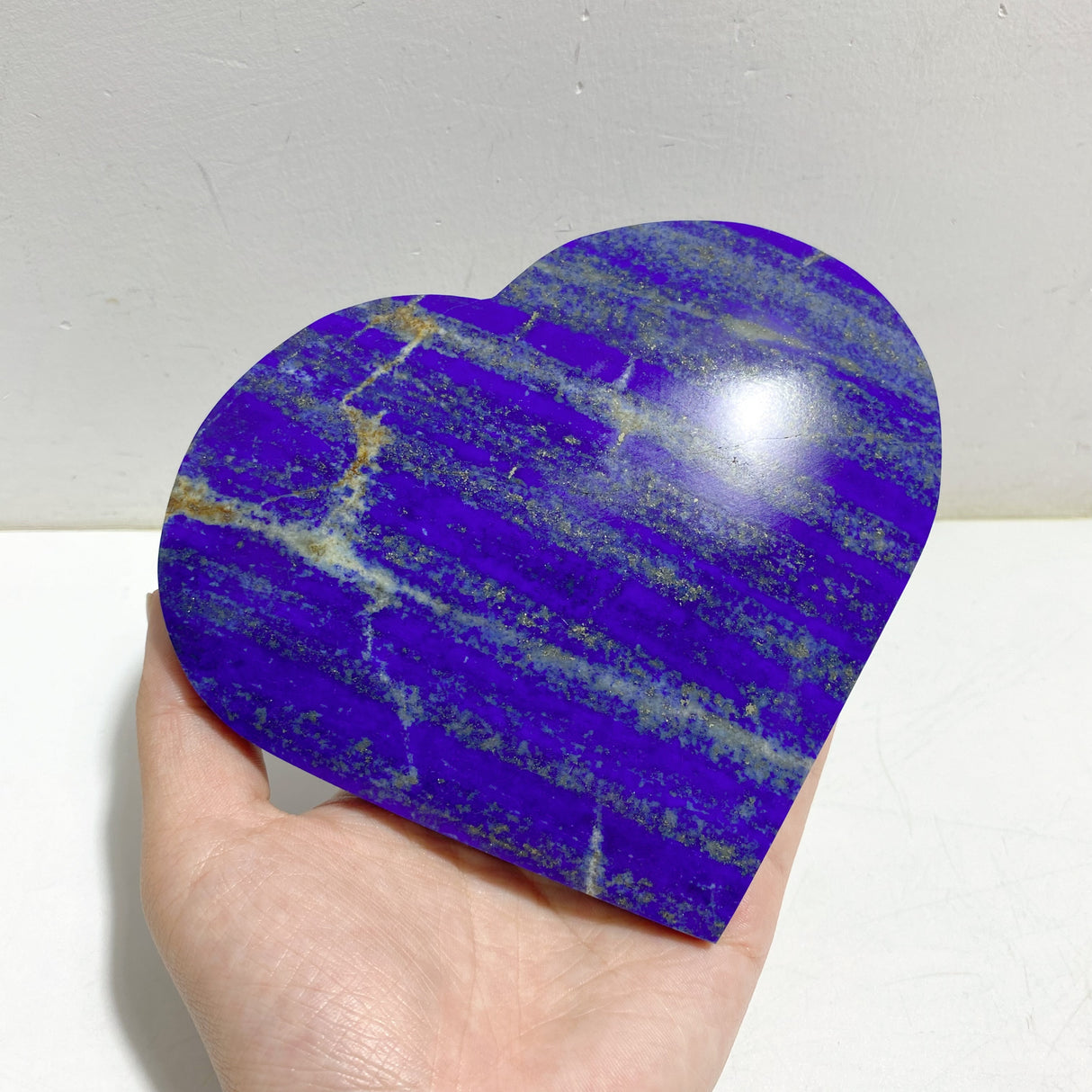 6 Pieces Large Lapis Lazuli Heart