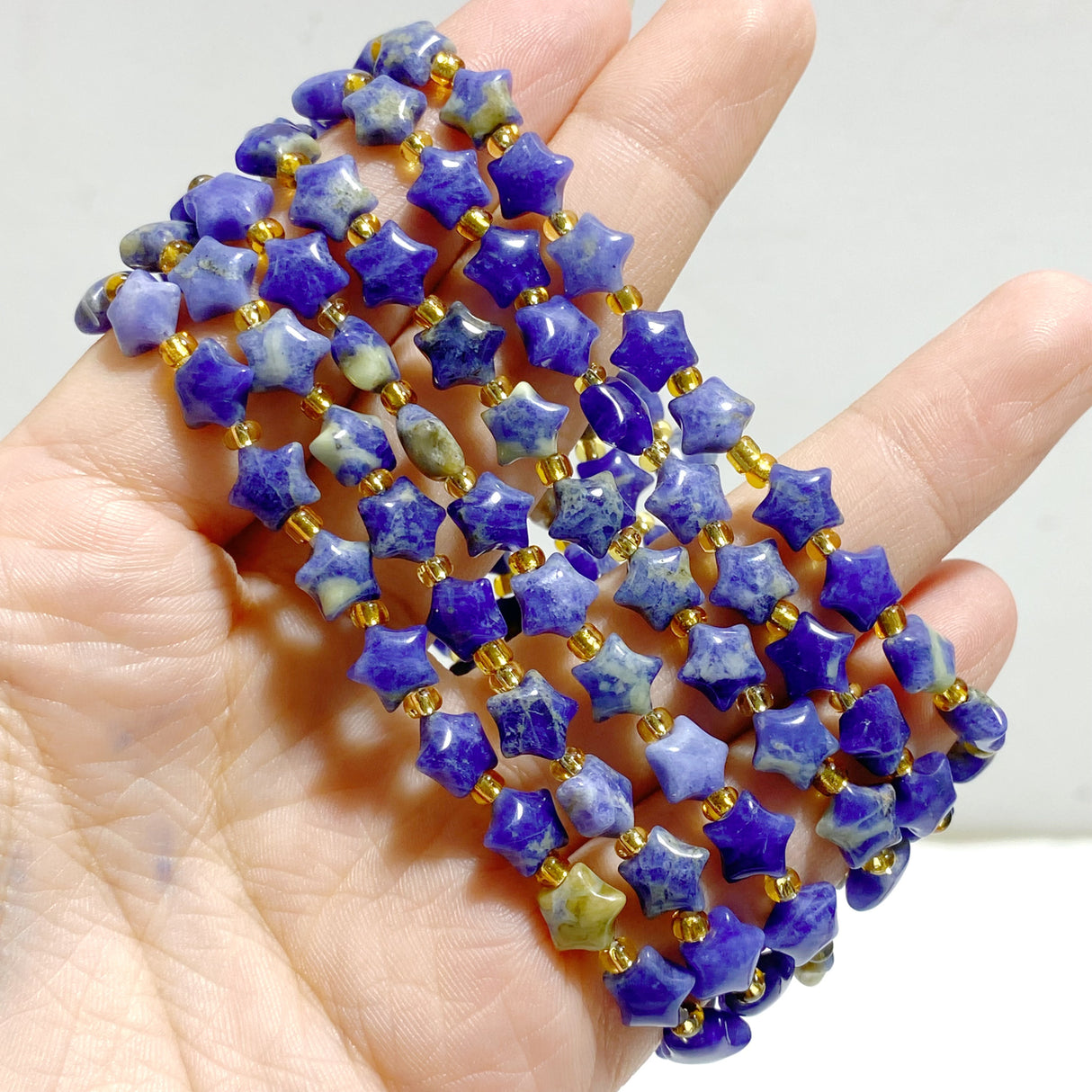 15 Types Star Bracelets Wholesale Red Jasper Blue Lace Agate