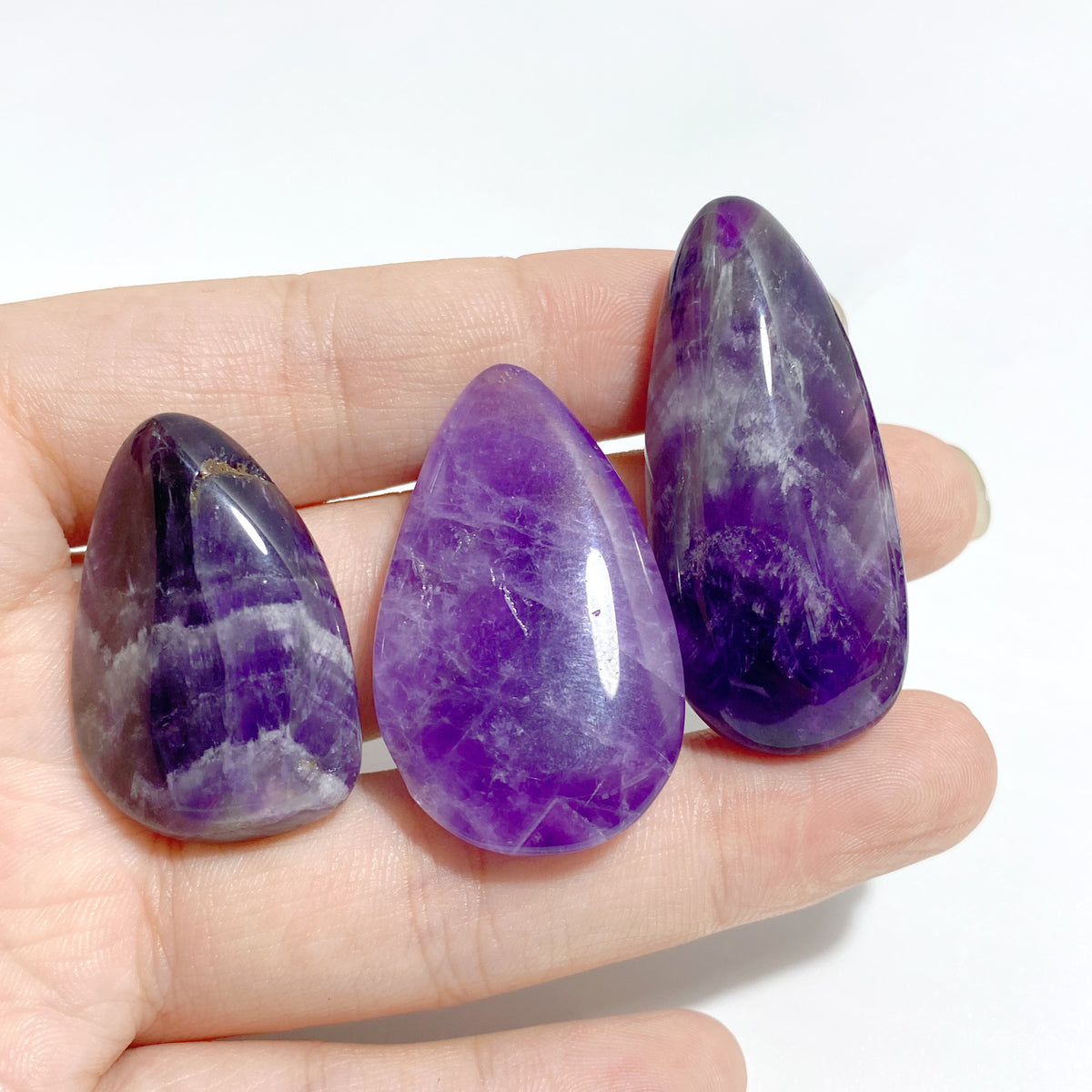 Chevron Amethyst Waterdrop Shape Wholesale