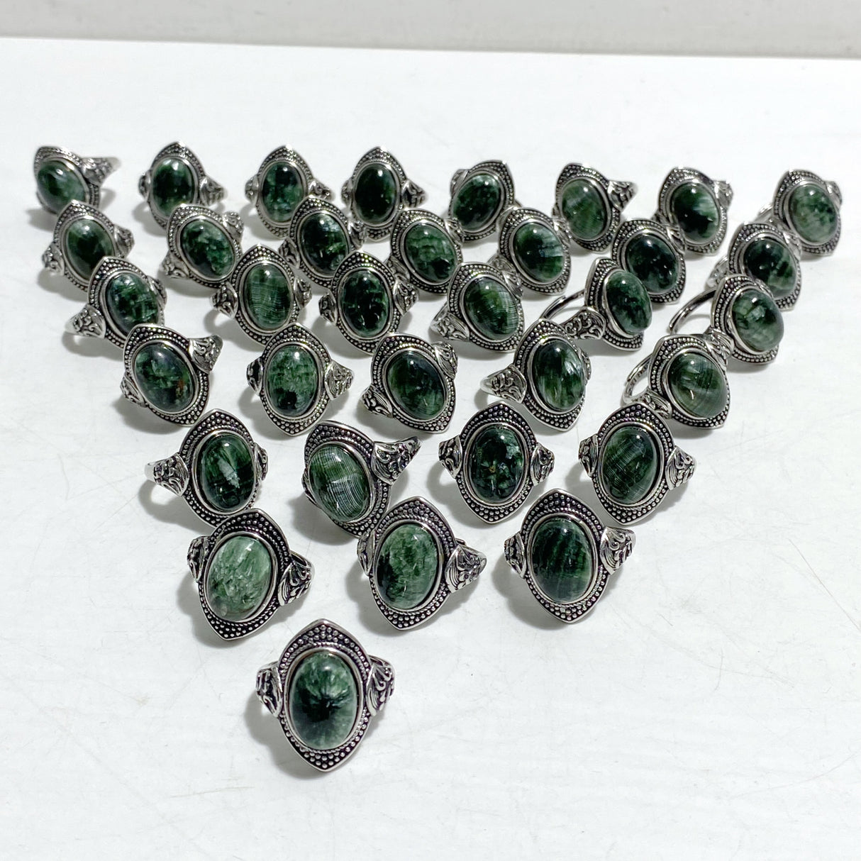 34 Pieces Seraphinite Ring