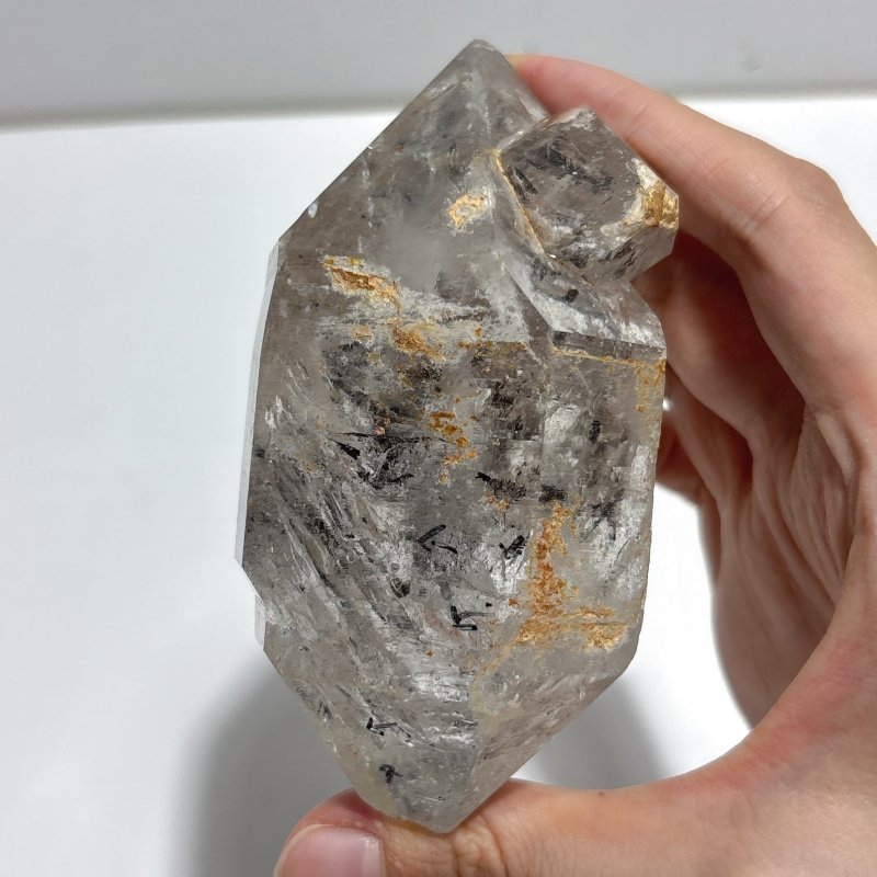 A56 Black Quicksand Large Moving Bubble Enhydro Quartz For Collection - Wholesale Crystals