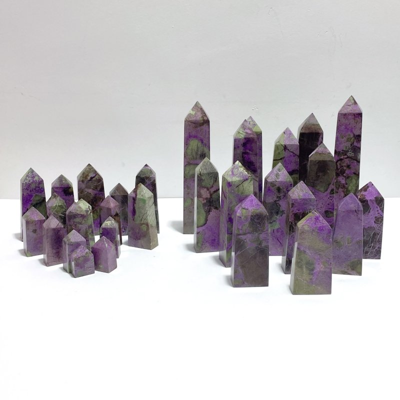 Atlantisite Four - sided Tower Point Wholesale - Wholesale Crystals