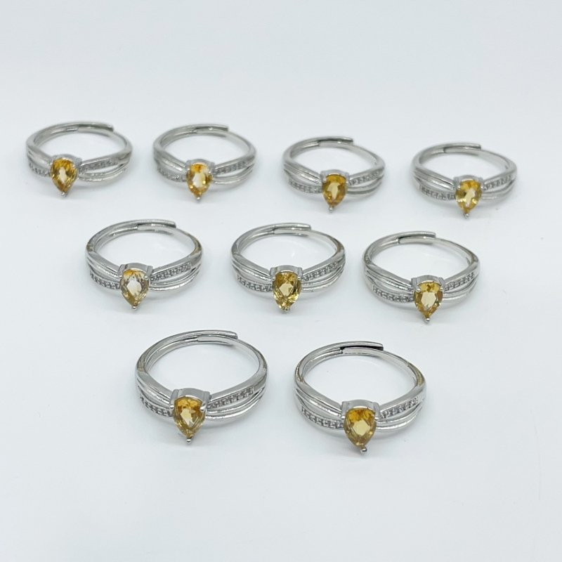 Beautiful Citrine Cut Faceted Ring Wholesale - Wholesale Crystals