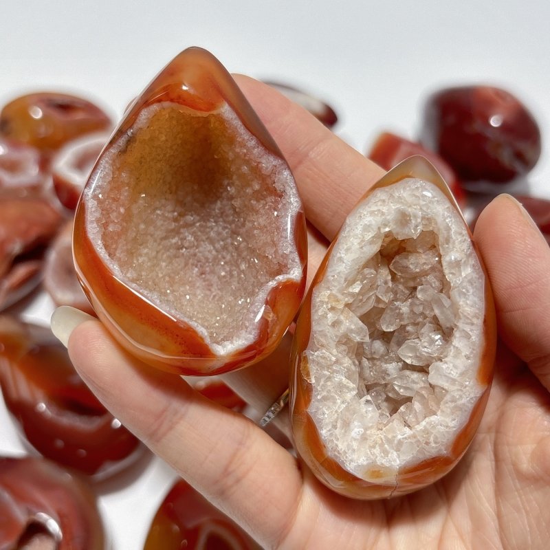 Beautiful Geode Druzy Carnelian Wholesale - Wholesale Crystals