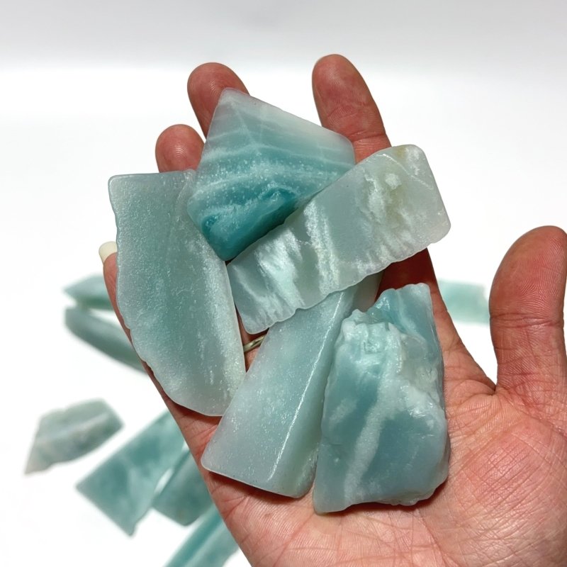 Caribbean Calcite Polished Leftover Stone Wholesale -Wholesale Crystals