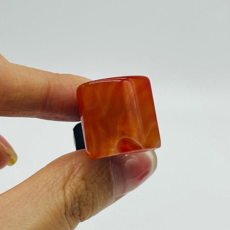 Carnelian Cube Car Air Vent Clips Wholesale Car Accessories -Wholesale Crystals