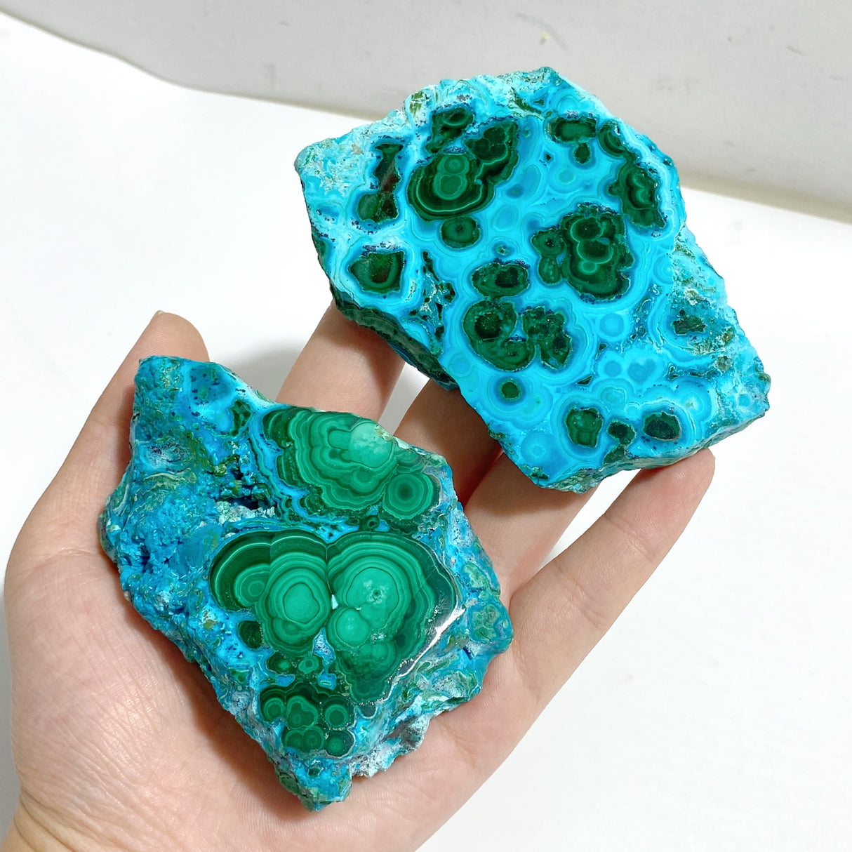 8 Pieces High Quality Beautiful Chrysocolla Mixed Malachite Specimen #9