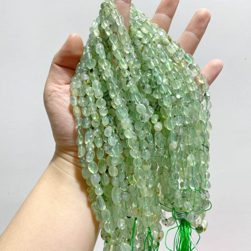 Crystal Stone Free Form DIY Bracelet Sunstone Gold Sheen Obsidian Prehnite - Wholesale Crystals