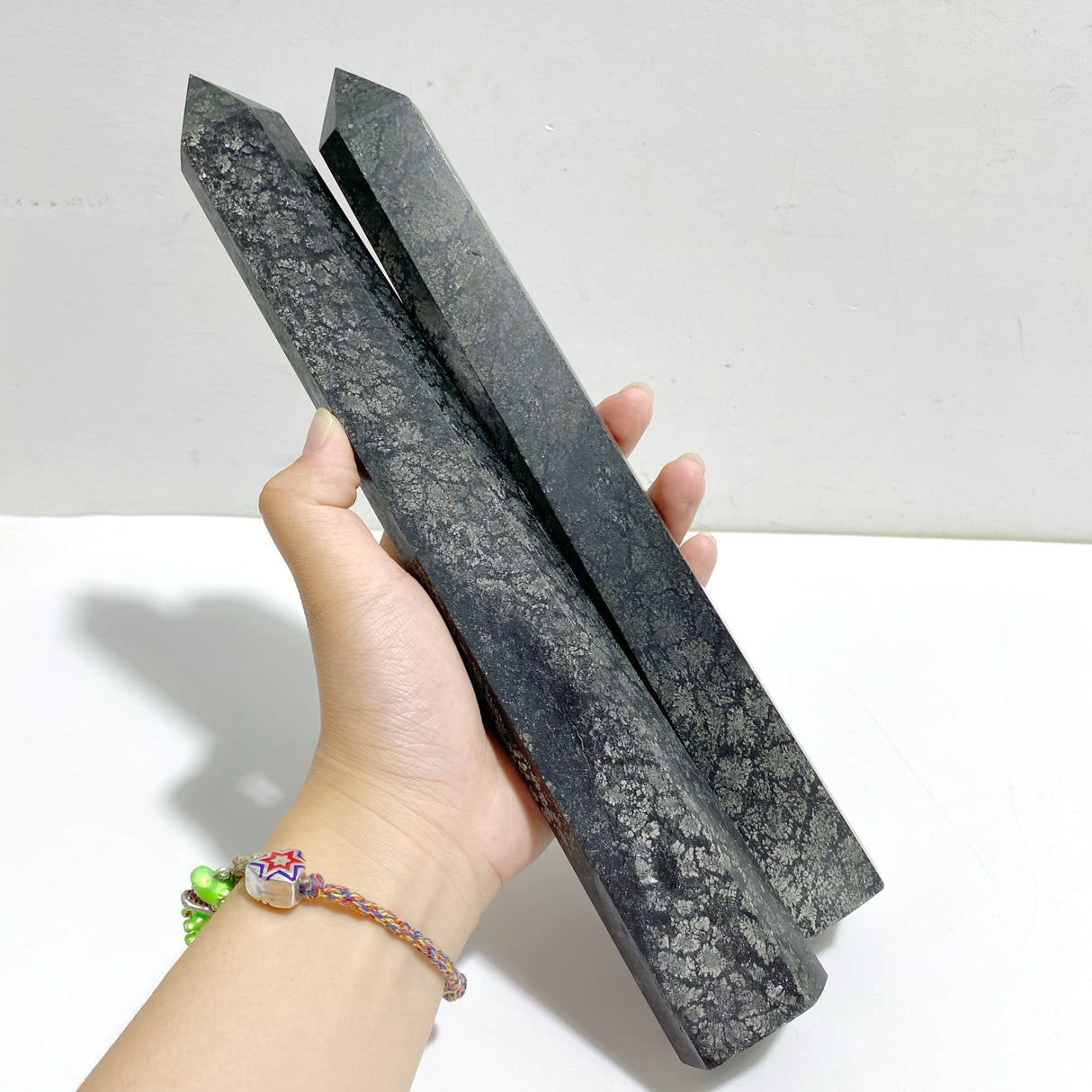 7 Pieces Tall Snowflake Stone Point