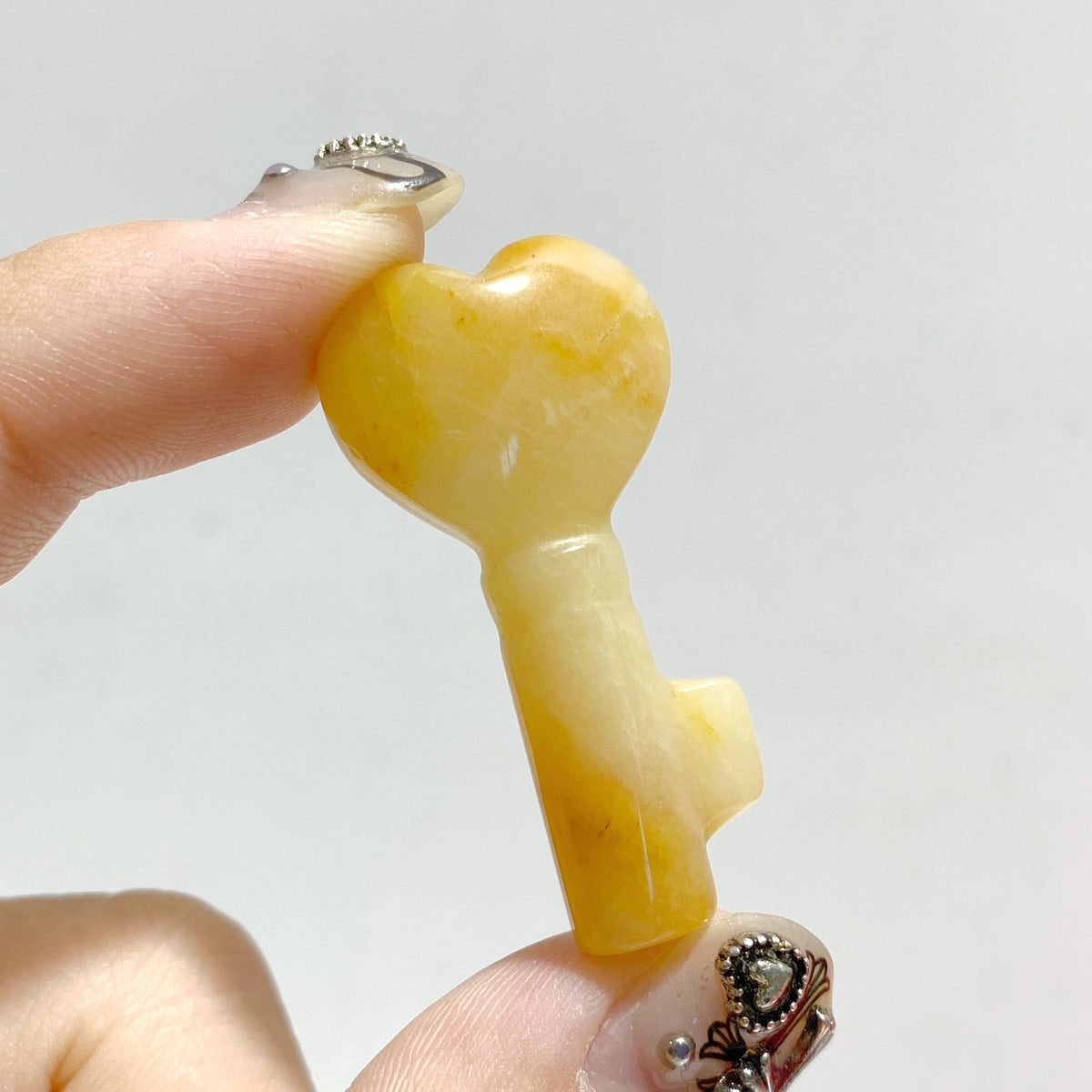 13 Types Heart Key Shape Wholesale Green Aventurine Tiger Eye Howlite
