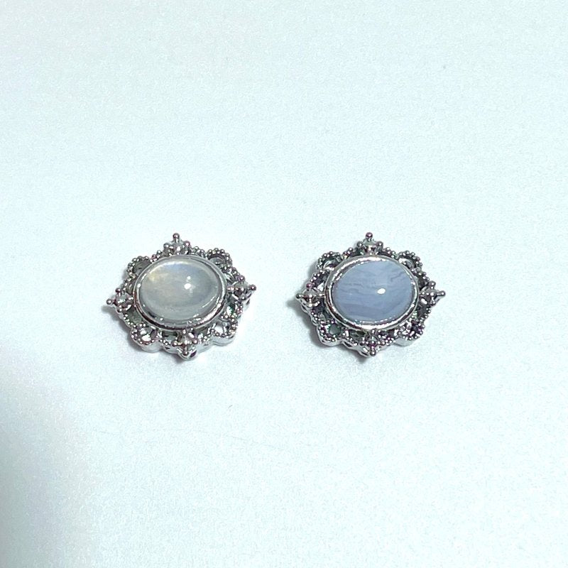 DIY Accessories Moonstone Blue Lace Agate Wholesale - Wholesale Crystals
