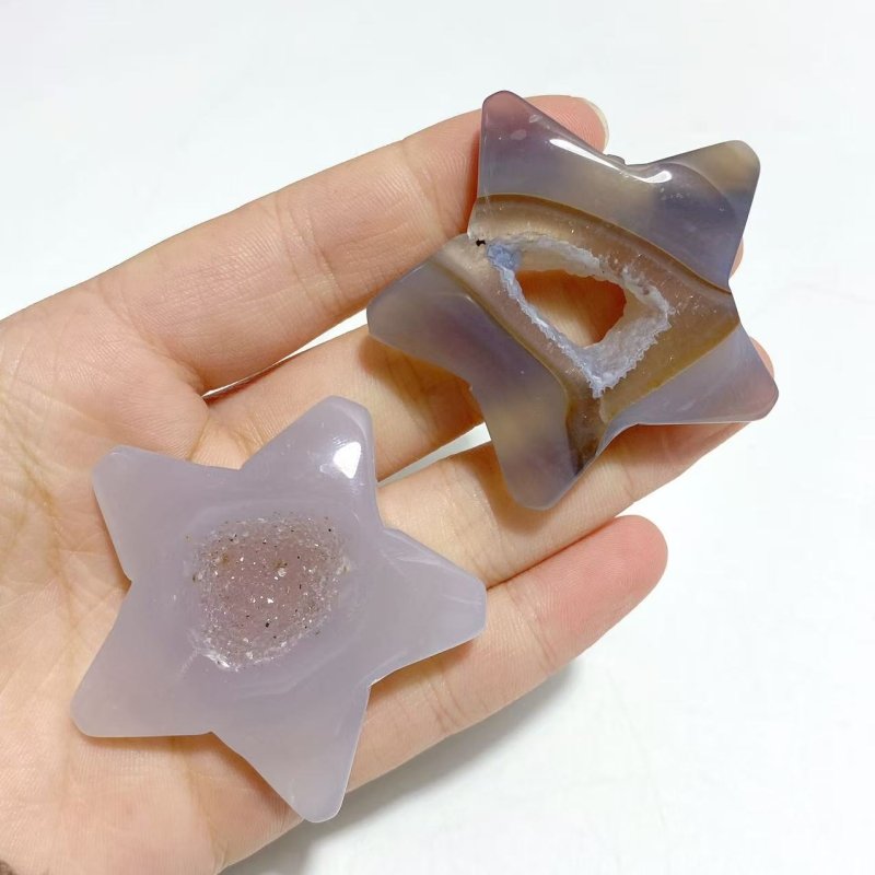 Druzy Agate Geode Heart Star&Moon&Star Wholesale - Wholesale Crystals