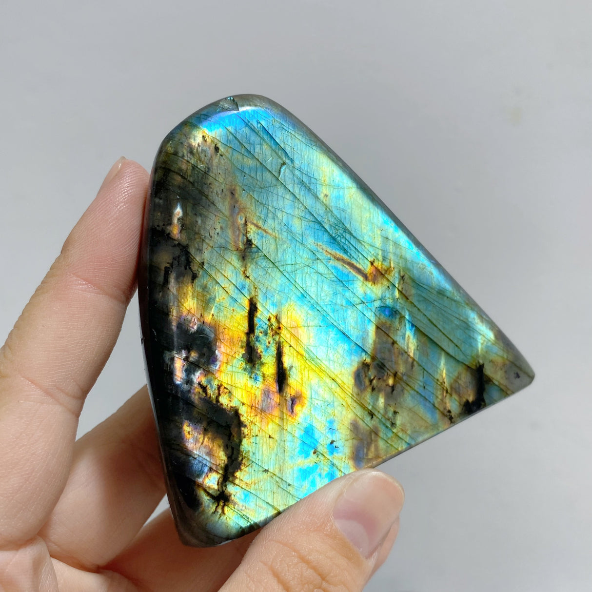 18 Pieces Beautiful Polished Labradorite Free Form