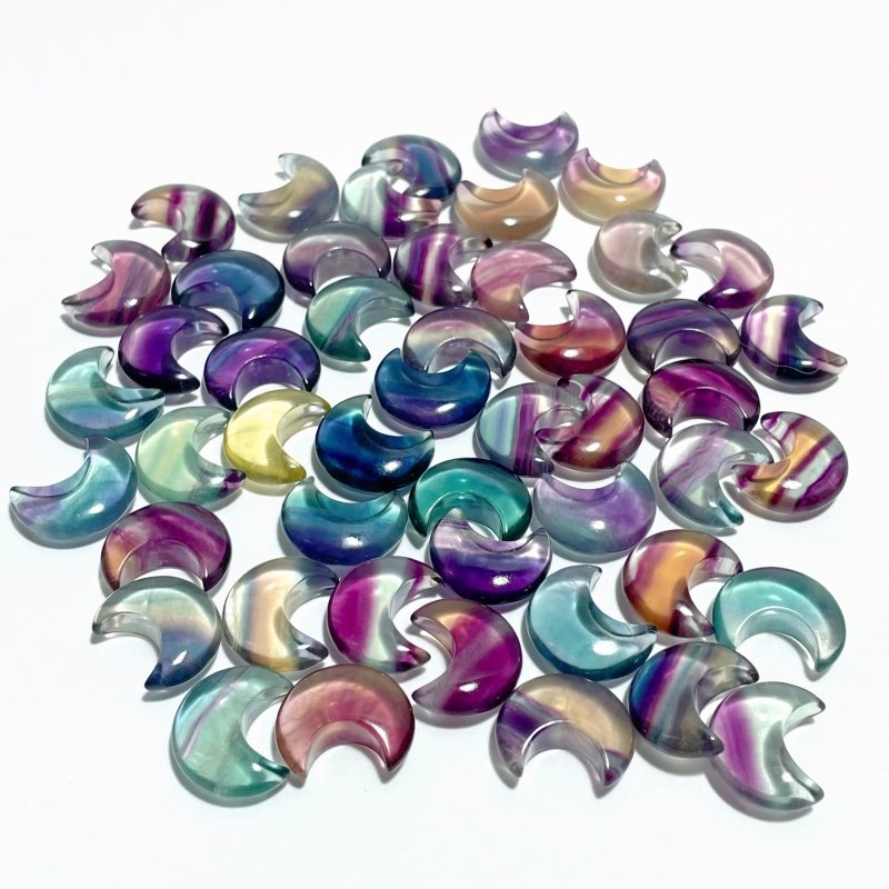 Fluorite Moon DIY Pendant Mini - Wholesale Crystals