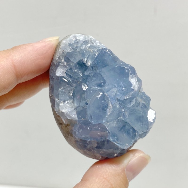 Geode Blue Celestite Egg Shape Wholesale -Wholesale Crystals