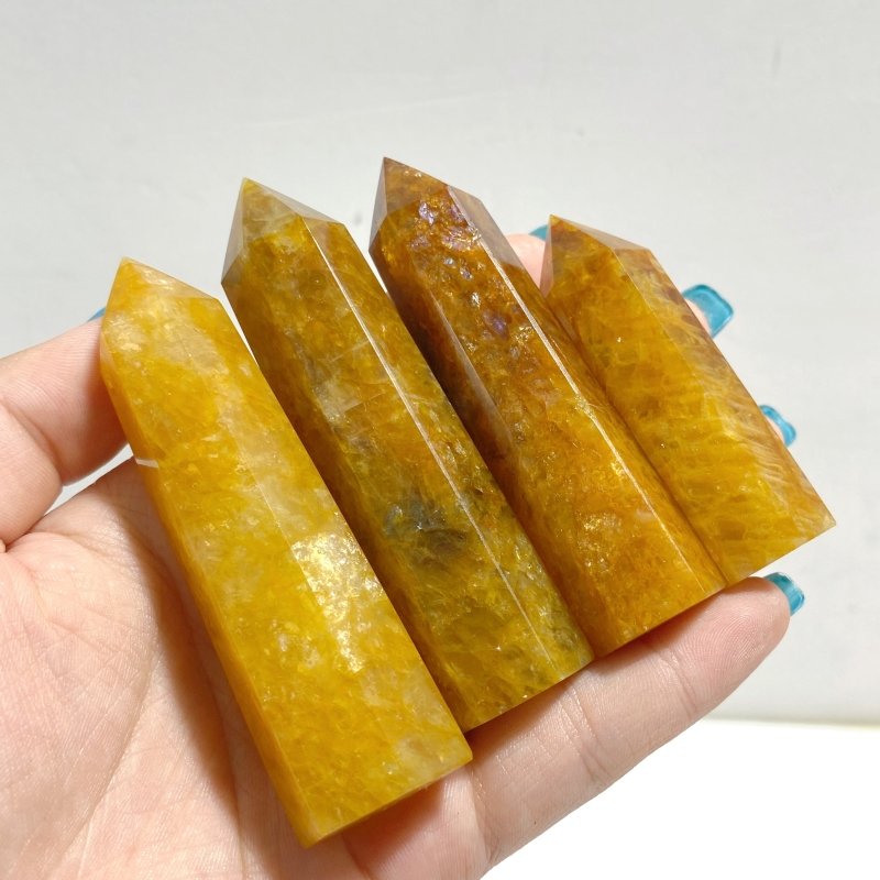 Golden Hematoid Quartz Tower Points Wholesale - Wholesale Crystals