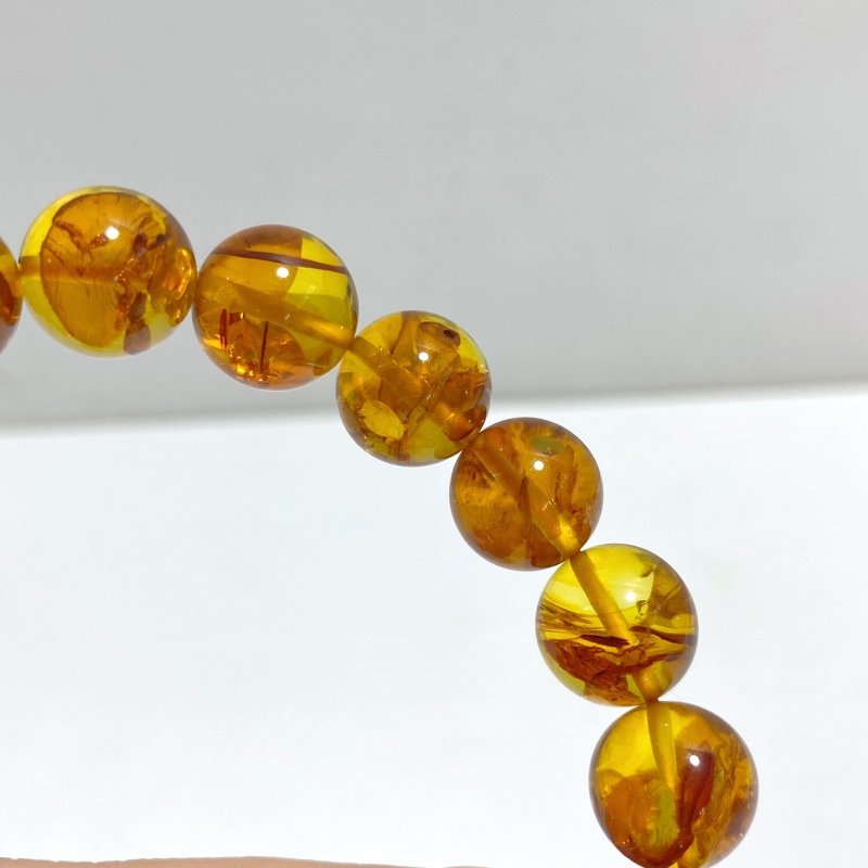 High Grade 12mm Amber Bracelet -Wholesale Crystals