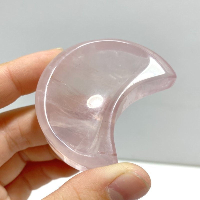 High Quality Rose Quartz Moon Shape Bowl Wholesale - Wholesale Crystals
