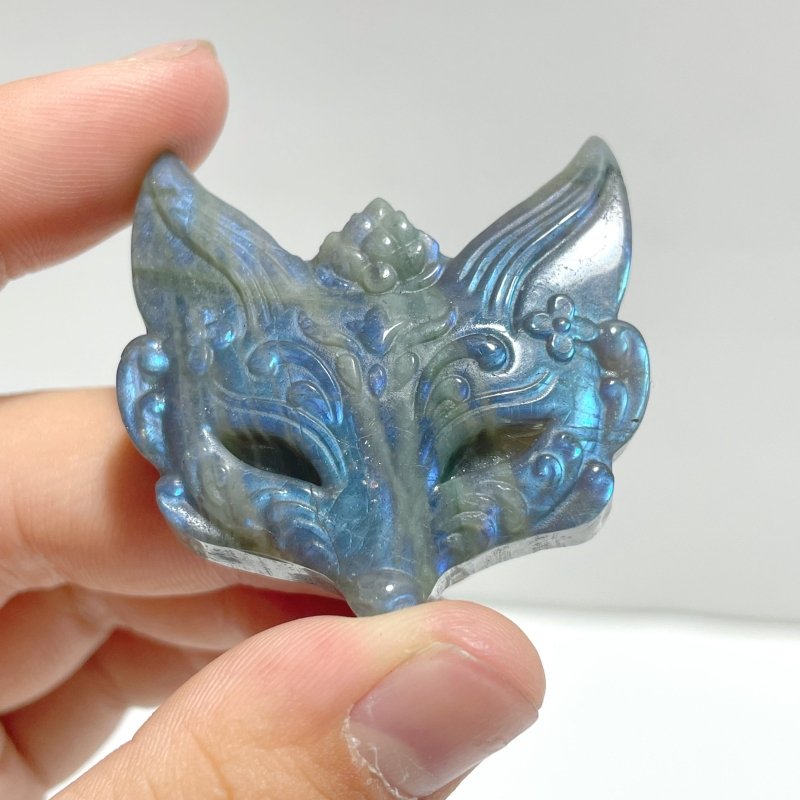 Labradorite Fox Face Carving Wholesale - Wholesale Crystals