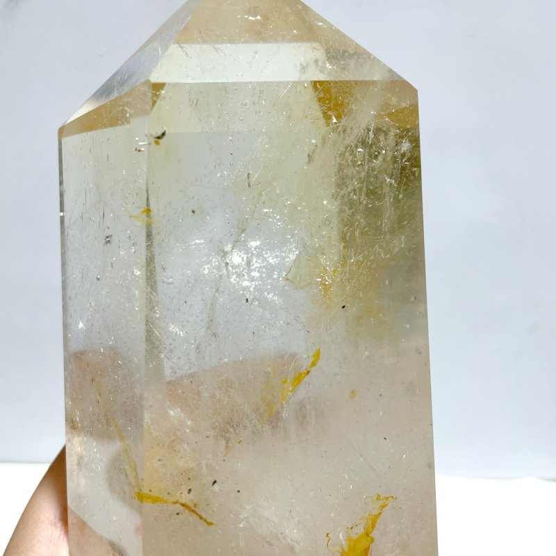 Large Clear Quartz Tower Point With Stand - Wholesale Crystals